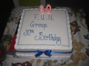 FUN Group&#39;s 30th birthday cake